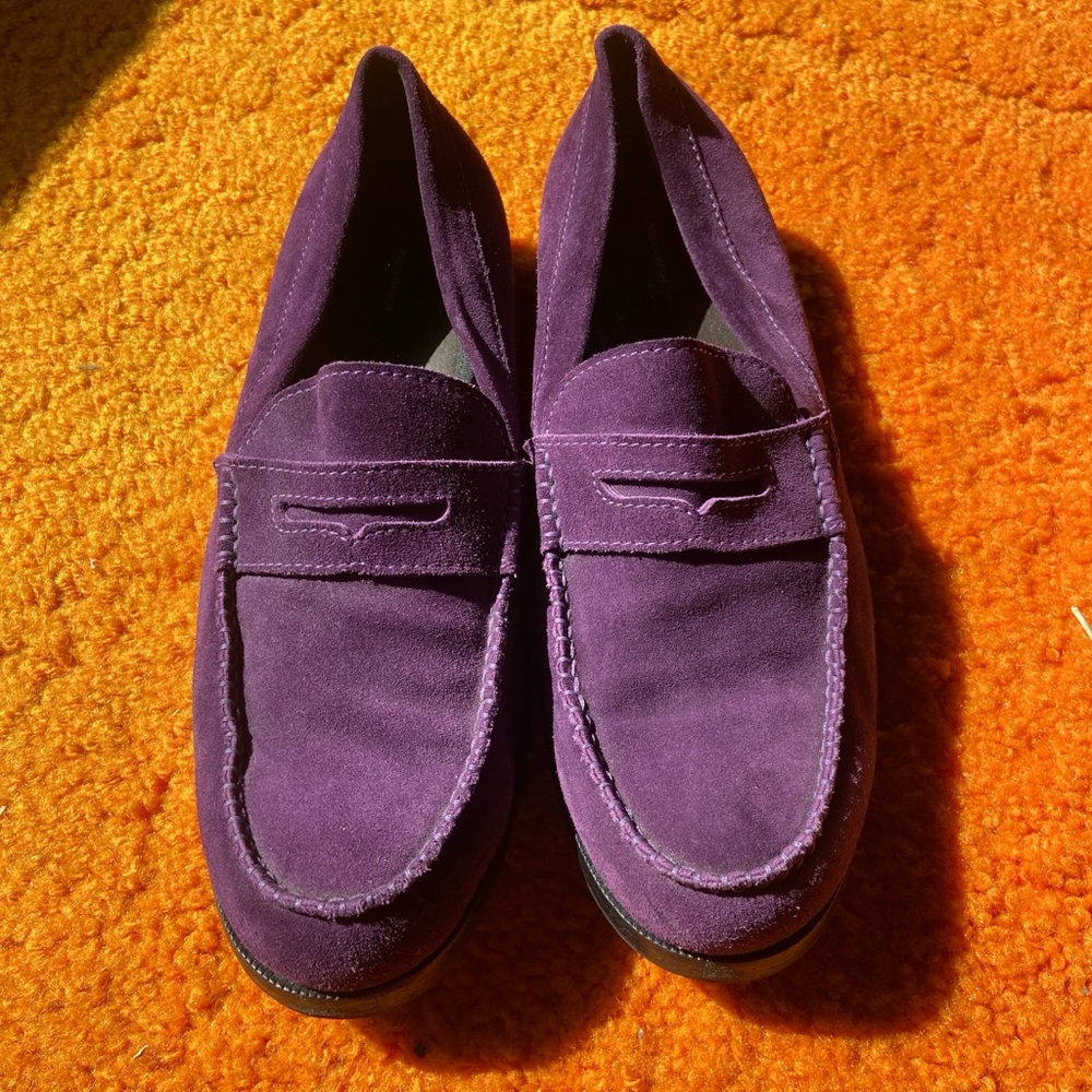 Dsquared2 Men’s Purple Suede Loafers size 42 1/2